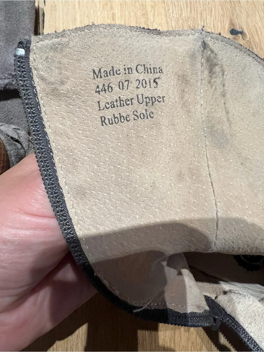 Livie and Luca Kids Gray and Purple Suede Booties, Size 12